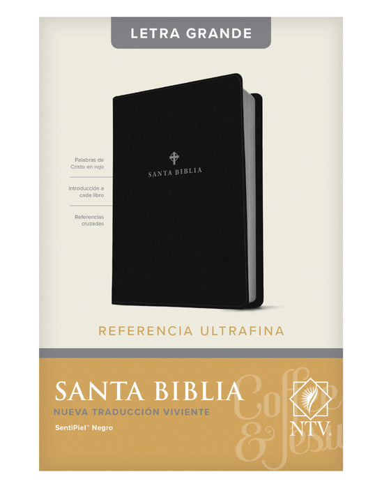 Santa Biblia edición de referencia, ultrafina letra grande - NTV