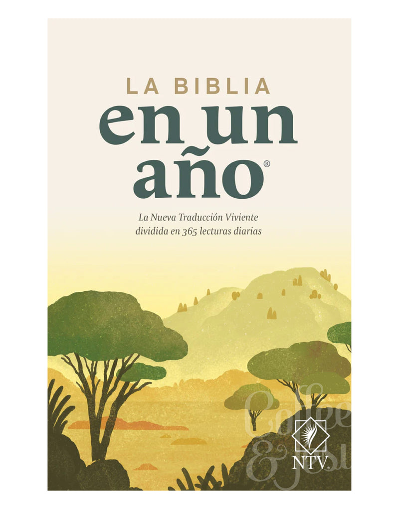 Biblia en un año, tapa rústica - NTV