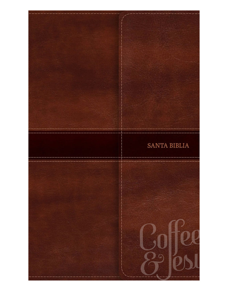 Biblia ultrafina, marrón símil piel - NVI