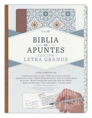 Biblia de apuntes azulejos color salvia - NVI