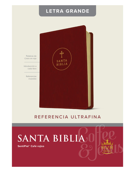 Santa Biblia RVR 1960 Edicion de referencia ultrafina - Café