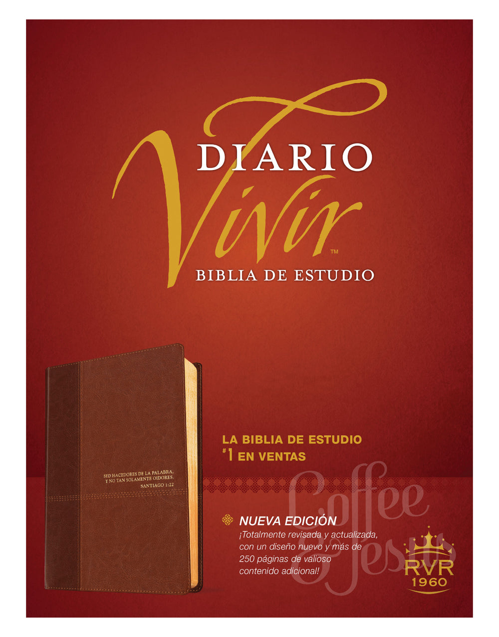 Biblia de estudio del diario vivir color café - RVR 1960