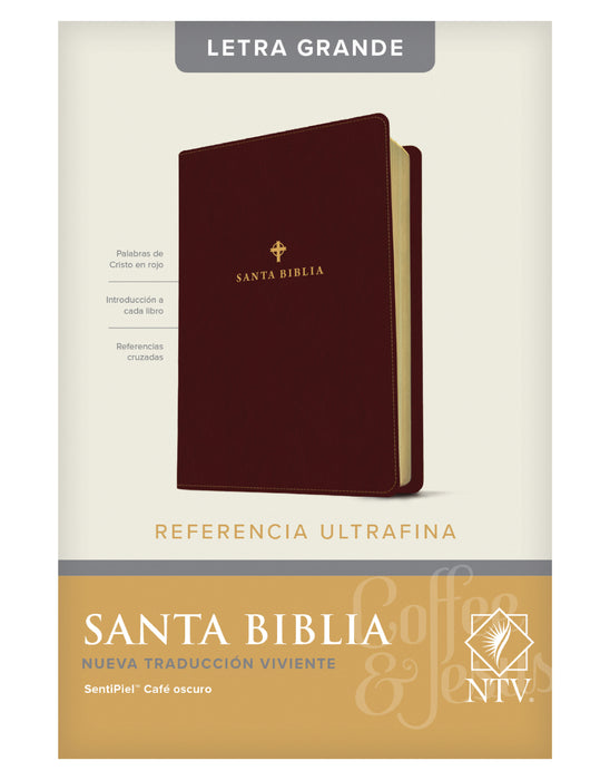 Santa Biblia edición ultrafina, vino letra grande - NTV