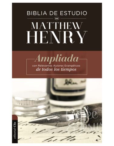 Biblia de Estudio Matthew Henry RVR 1960 Tapa Dura - Comentarios Completos