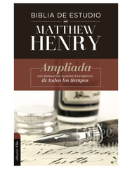 Biblia de Estudio Matthew Henry RVR 1960 Tapa Dura - Comentarios Completos