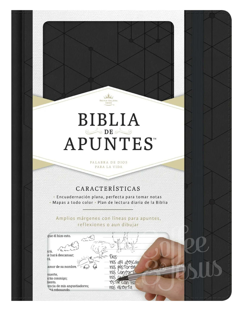 Biblia de apuntes negro - RVR 1960