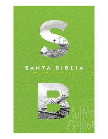 Biblia excelencia ultra fina tapa rústica verde - NVI