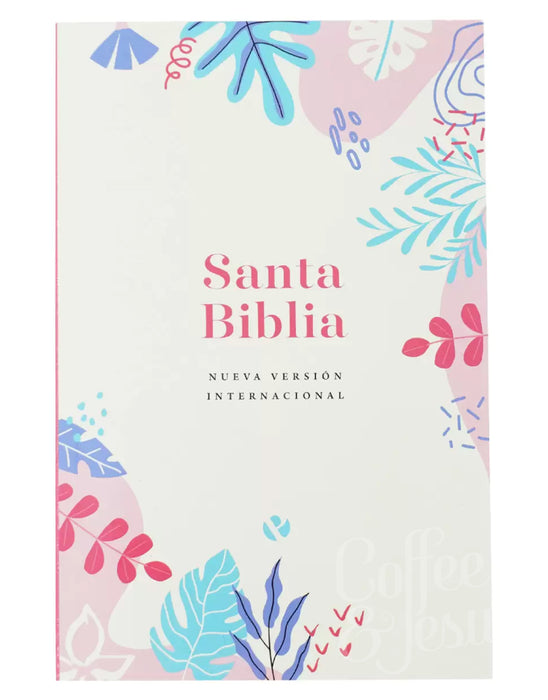 Biblia ultrafina, rústica flores - NVI