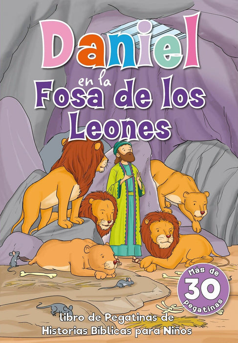Daniel en la fosa de los leones- libros de stickers