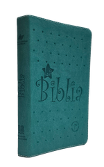 BIBLIA VERDE CON ESTRELLAS, LETRA GRANDE - TLA