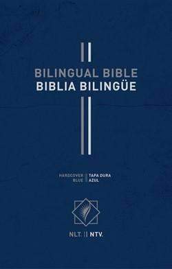 Biblia bilingüe azul - NLT/NTV