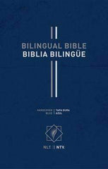 Biblia bilingüe azul - NLT/NTV