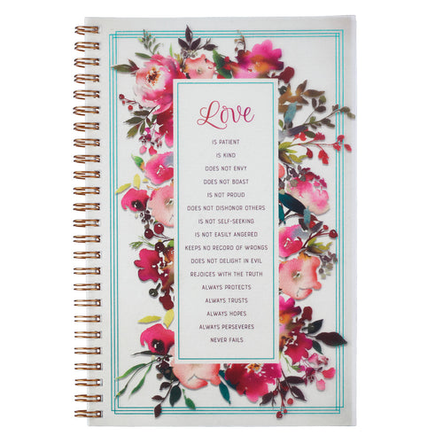 Libreta Love Is Wirebound