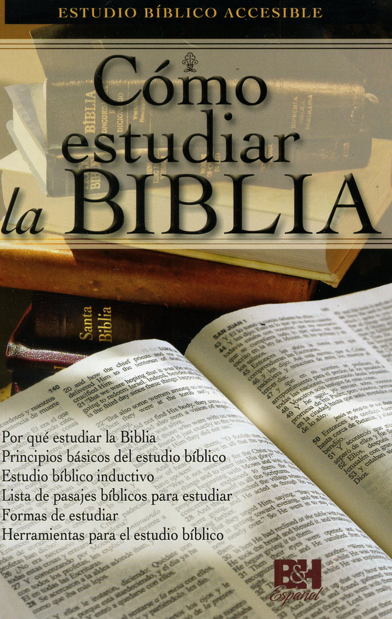 Cómo estudiar la Biblia, folleto - Alicia Ana Guerci - Coffee & Jesus