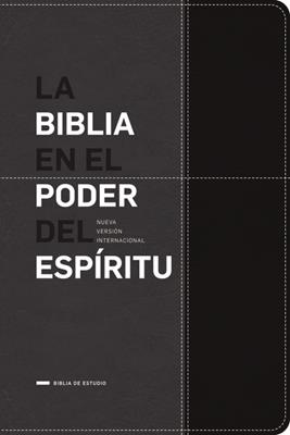 Biblia en el poder del Espíritu, negra - NVI