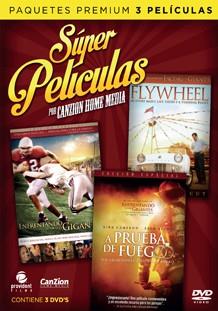 Super Peliculas/DVD - Paquete X 03
A Prueba de Fuego / Enfrentando a los Gigantes / Flywheel - Coffee & Jesus