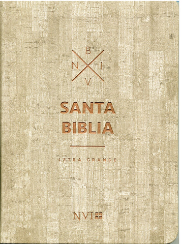 Biblia Mediana Letra Grande Madera - NVI