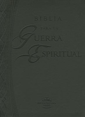 Biblia para la Guerra Espiritual imitación piel negro con índice- RVR 1961