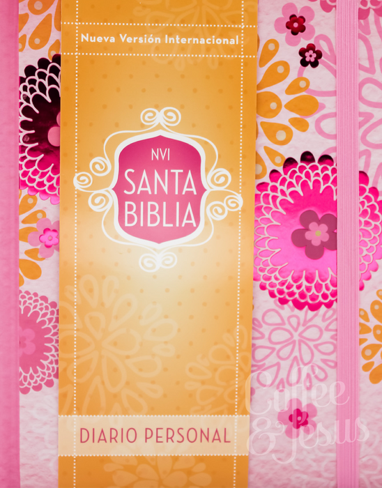 Biblia diario personal, rosa - NVI