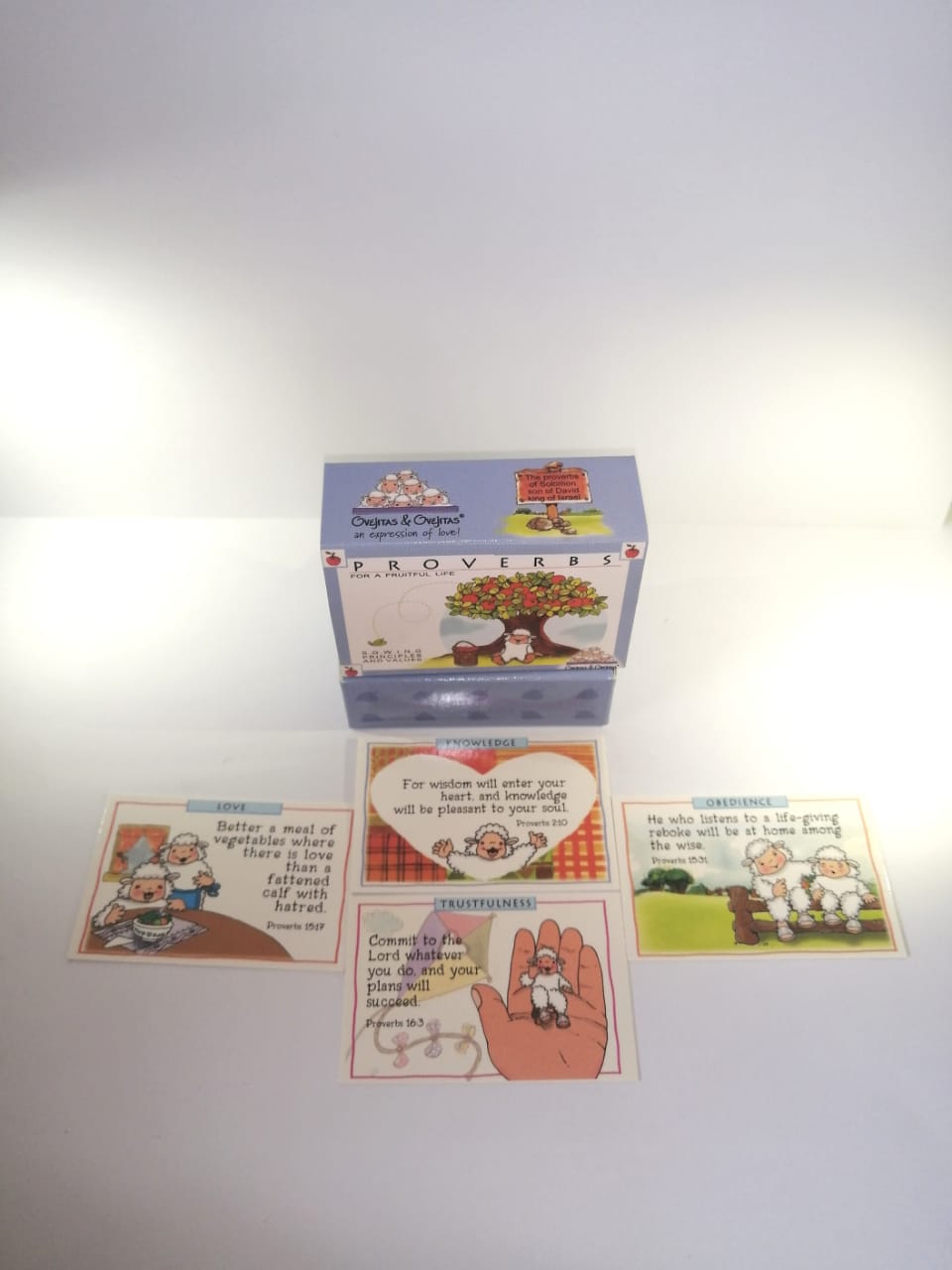 Caja Promesas de Proverbios en inglés
