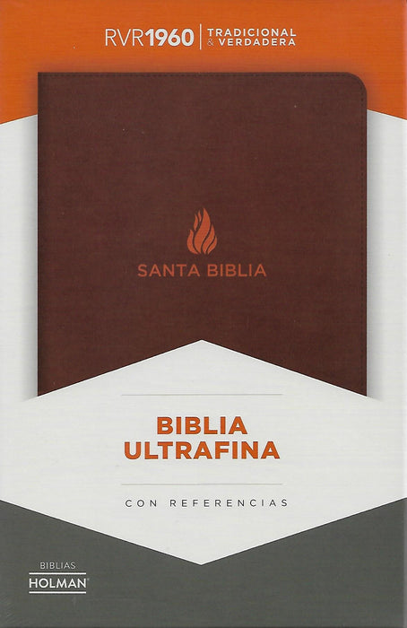 Biblia ultrafina con referencias / Café - RVR 1960