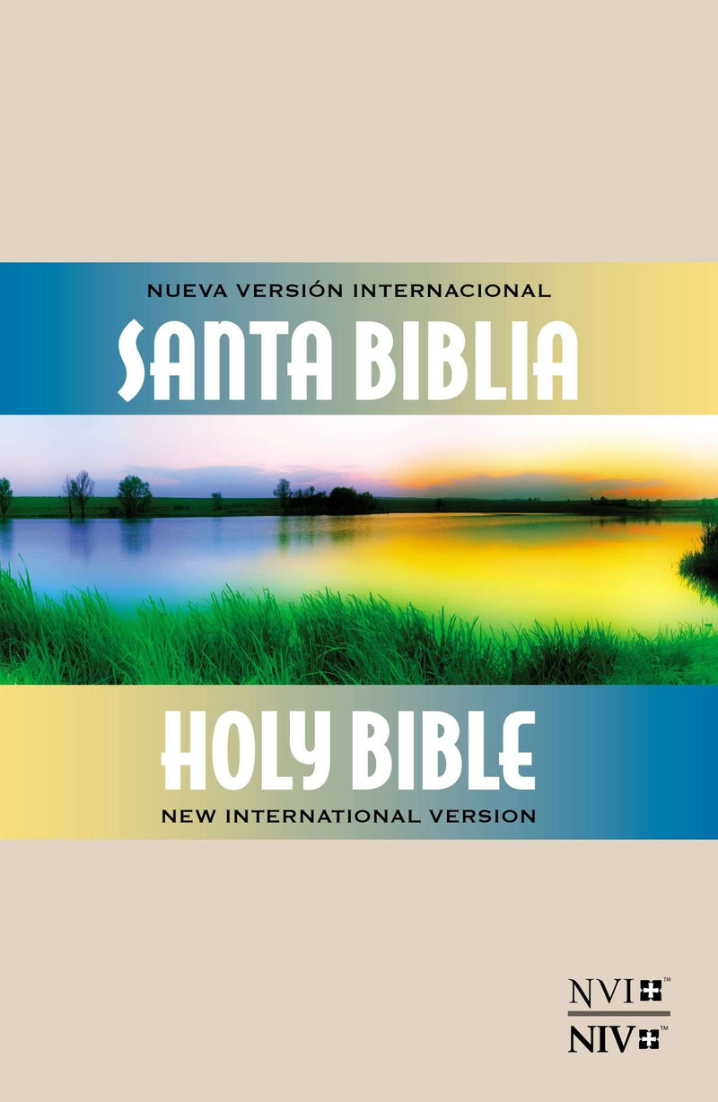 Biblia bilingüe - NVI/NIV - Tapa rústica beige - Coffee & Jesus