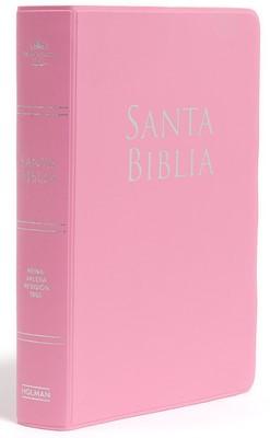 Biblia letra grande personalizada Rosado - RVR 1960 - Coffee & Jesus