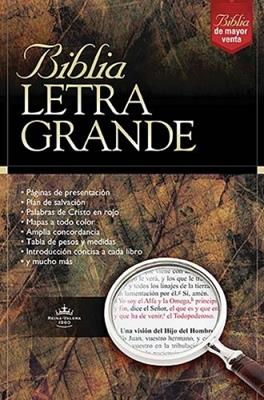Biblia letra grande, imitación piel negro - RVR 1960