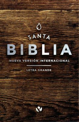 Biblia letra grande, rustica madera - NVI