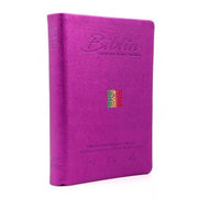 Biblia encuentro diario con Dios, fucsia QR - RVC - Coffee & Jesus