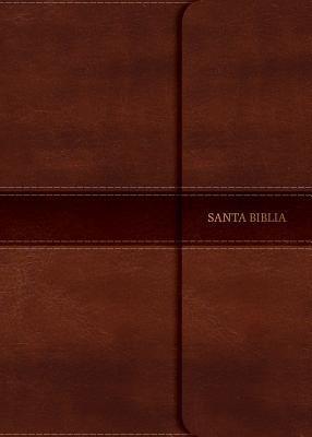 Biblia ultrafina, color marrón, piel fabricada con índice - NVI - Coffee & Jesus