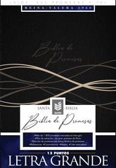 Biblia de promesas, letra grande negro - RVR 1960