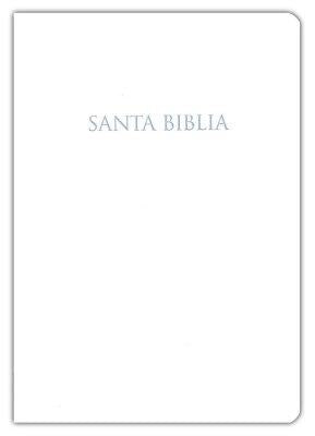 Biblia regalos y premios blanco/imitacion piel - NVI