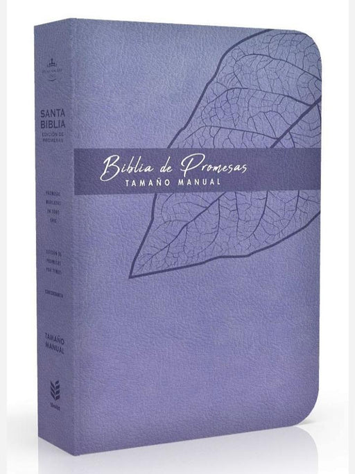 Biblia de Promesas Manual Letra Grande RV1960: imit piel lavanda - Coffee & Jesus