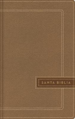 Biblia con referencias una columna  letra grande color beige - NBLA