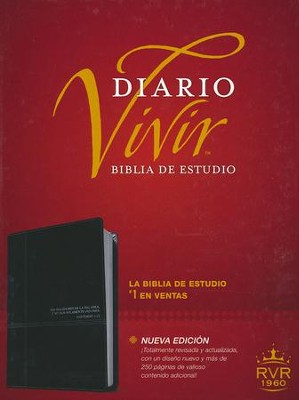 Biblia de estudio del diario vivir, negro - RVR 1960