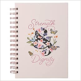 CUADERNO ARGOLLADO GRANDE CON TAPA DURA STRENGTH AND DIGNITY