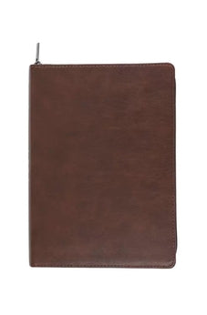 Biblia letra grande, marron con cierre - NVI
