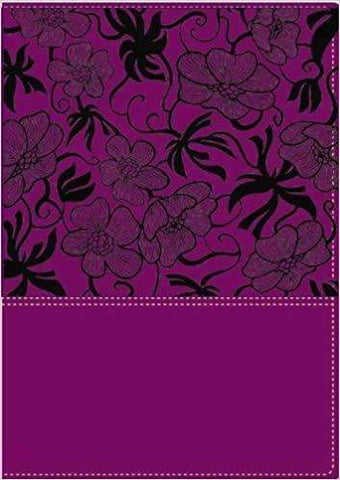 Biblia Thompson piel morado oscuro - RVR 1960