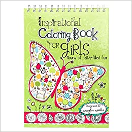 Libro para colorear Inspirational Coloring Book For Girls