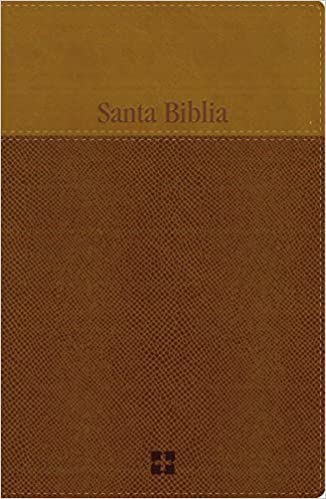 Santa Biblia imitación piel café letra grande - NVI - Coffee & Jesus