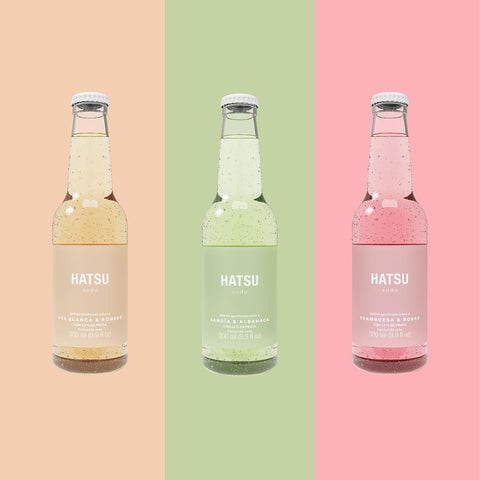 Sodas Hatsu diferentes sabores