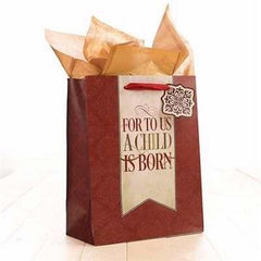 PAPELERIA - BOLSA DE REGALO - NEGRO DIOS TE BENDIGA