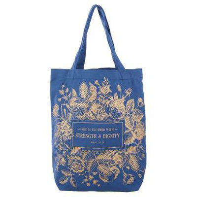 Cotton Tote Bag - Strength and Dignit