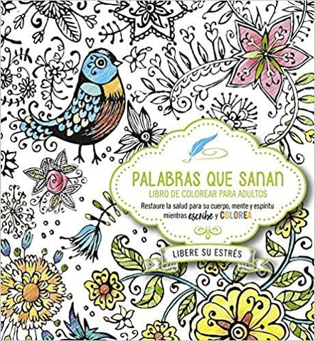 Libro de colorear Palabras que sanan
