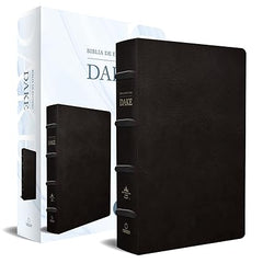 Biblia de estudio Dake tamaño grande piel negra- RVR 1960