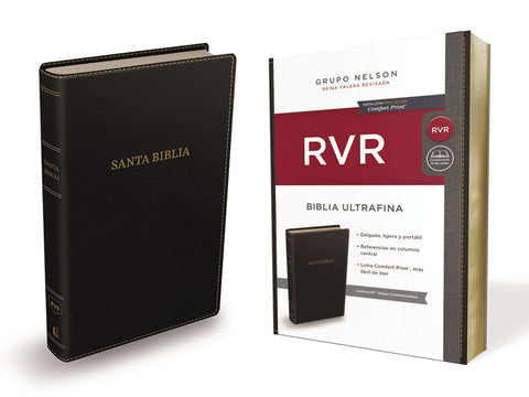Biblia revisada ultrafina negra- RVR