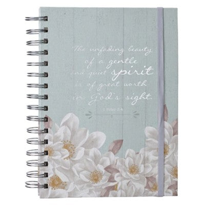 Quiet Spirit Spiral Journal with Elastic Closure