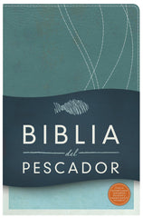 Biblia del pescador, azul petroleo símil piel - RVR 1960