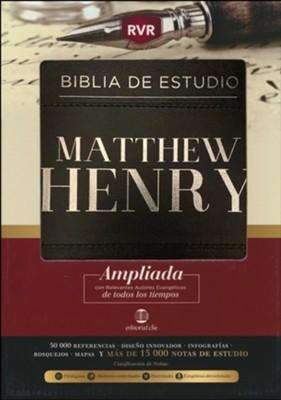 Biblia de estudio Matthew Henry, edición de lujo - RVR 1960